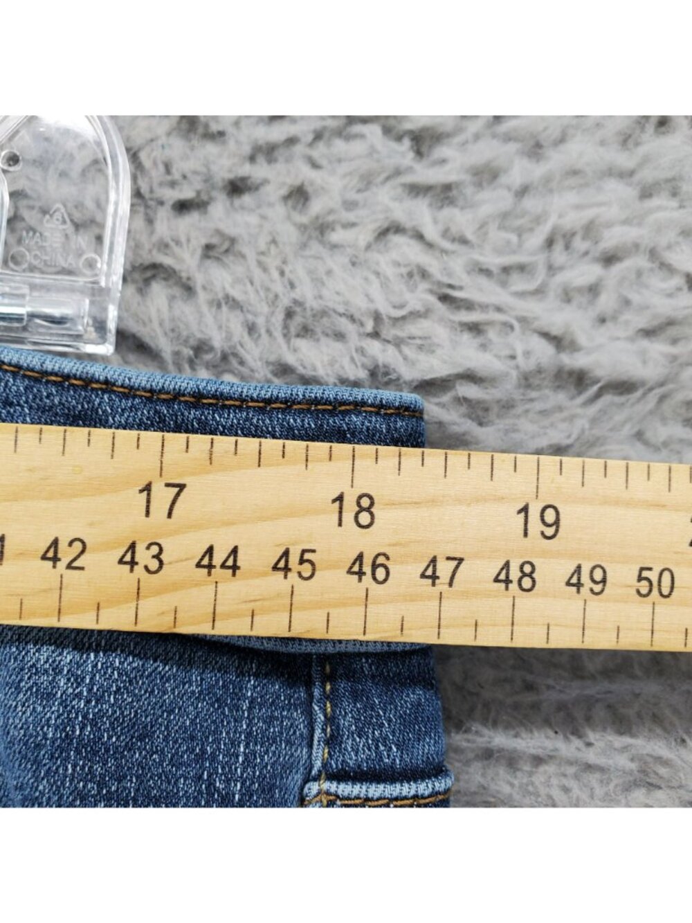 American Eagle Jeans Mens 36x32 Blue Slim Straight 360° Extreme Flex Medium Wash - Picture 6 of 13